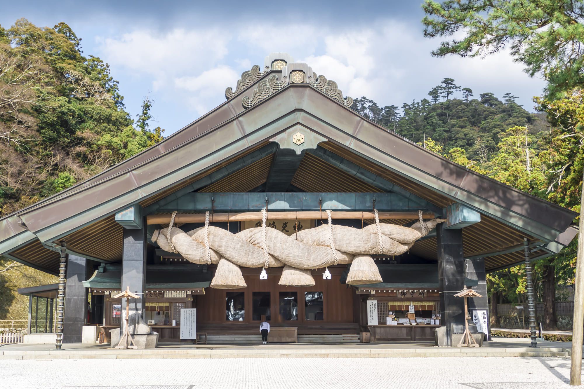 島根県の神社の風景