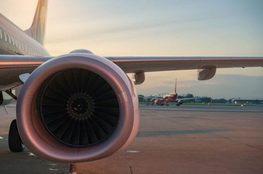 飛行機の空気吸入口