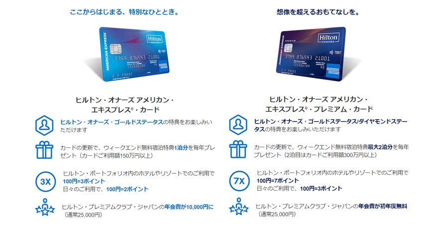 引用元:https://www.americanexpress.com/jp/benefits/hilton-card/hub/